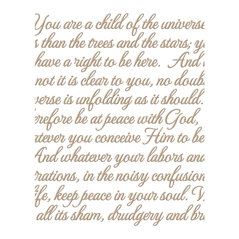 Spellbinders Glimmer Plate - Elegant Background 