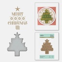 Spellbinders Glimmer Plate - Merry Christmas Holiday 