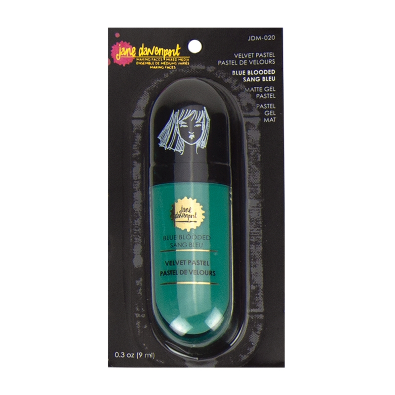 Jane Davenport Velvet Pastel Blue Blooded Matte Gel Pastel Turquoise