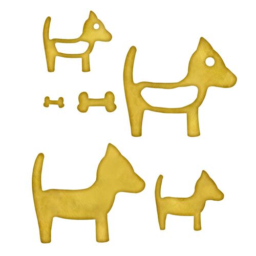 Spellbinders Media Mixage - Dogs One Blanks