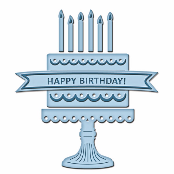 Spellbinders Shapeabilities - Birthday Cake 