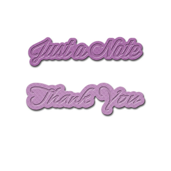 Spellbinders Die D-Lites - Sentiments 6