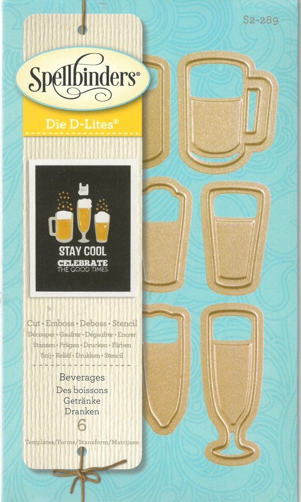 Spellbinders Die D-Lites - Beverages 