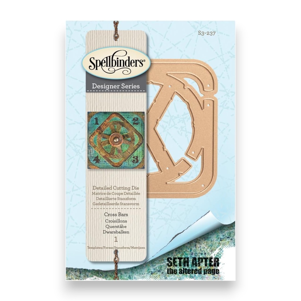 Spellbinders Seth Apter - Cross Bars Die