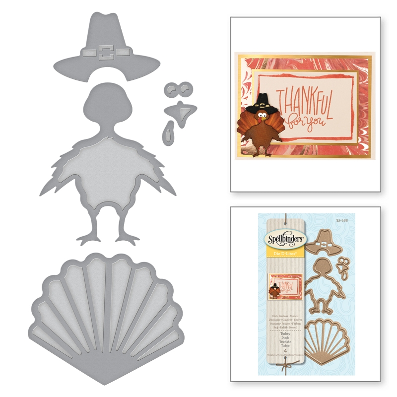 Spellbinders Die D-Lites - Turkey
