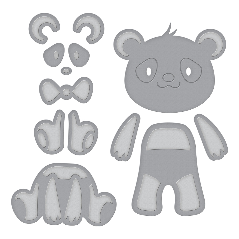 Spellbinders Die D-Lites - Build a Panda 