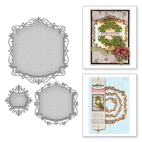 Spellbinders Nestabilities - Label 58 Decorative Elements
