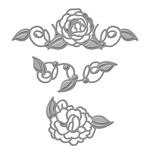 Spellbinders - Camellia Accents