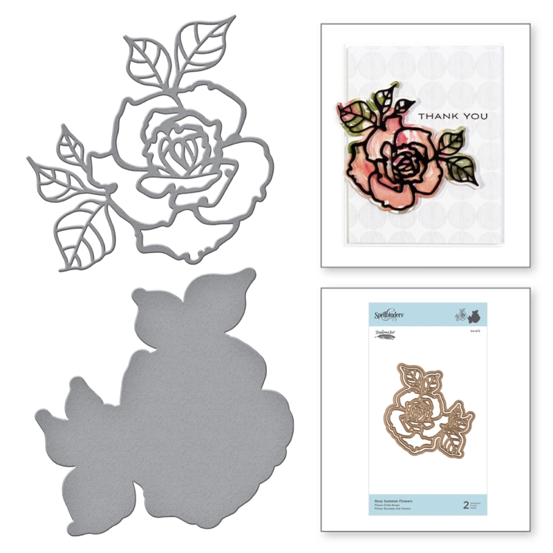 Spellbinders - Rosy Summer Flowers
