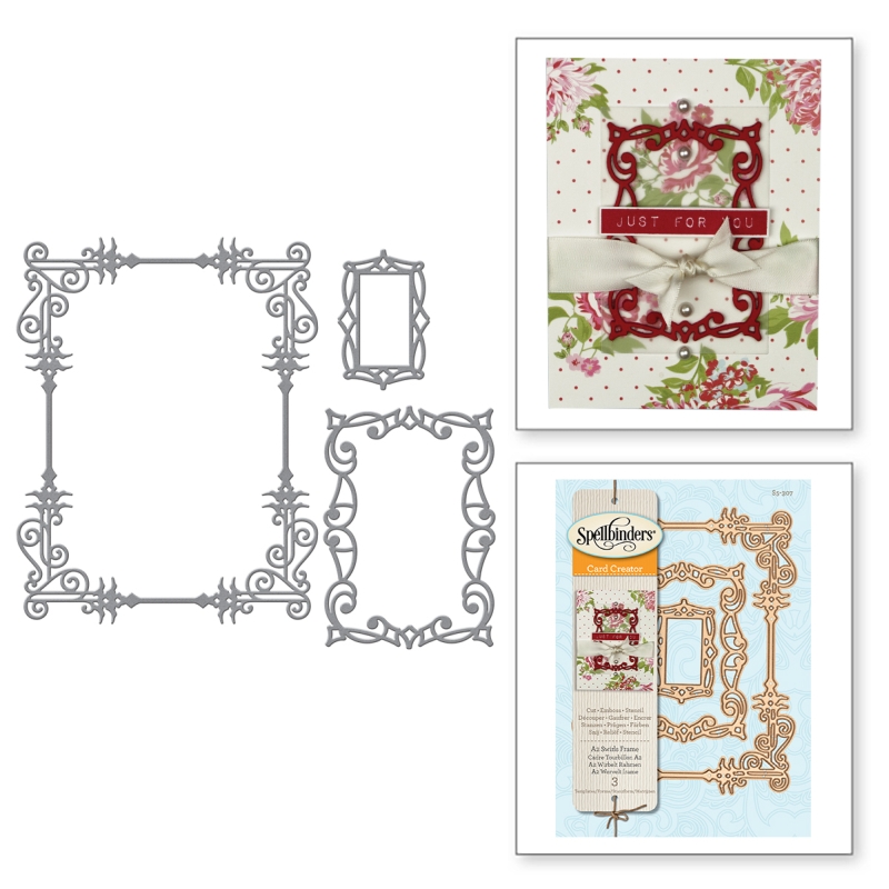 Spellbinders Card Creator - A2 Swirls Frame 