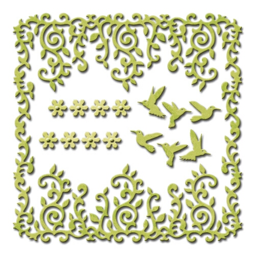 Spellbinders Shapeabilities - Draping Vines Frame