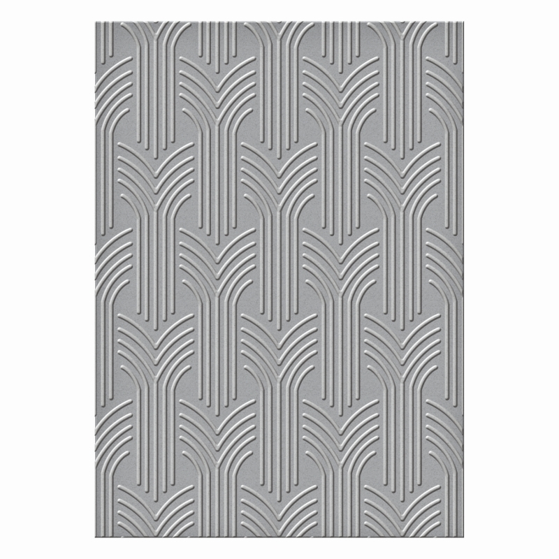 Spellbinders Texture Plates - Arched Arrows