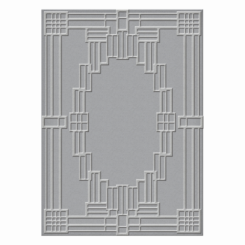 Spellbinders Texture Plates - Deco Squared