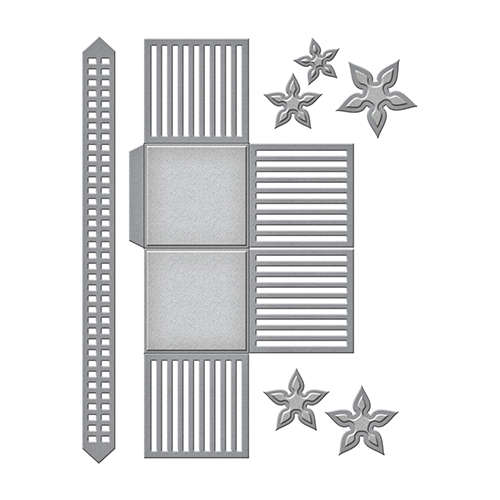 Spellbinders Shapeabilities - Lattice Floral Basket