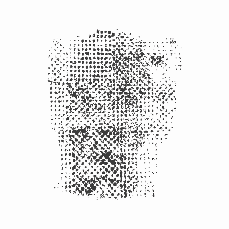 Spellbinders Seth Apter - Dot Matrix Rubber Stamp