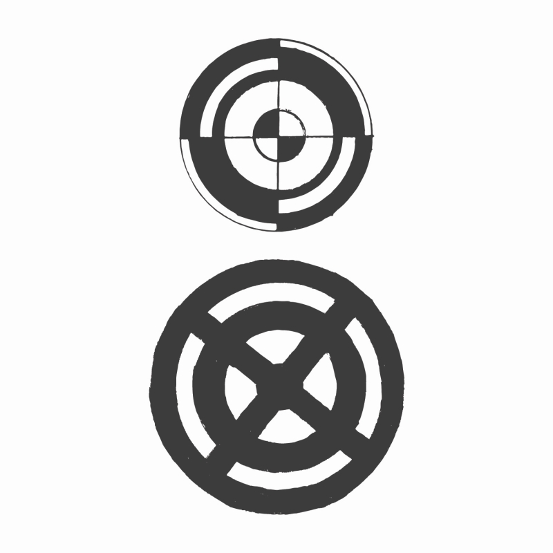 Spellbinders Seth Apter - Turnarounds Set 3 stamp set