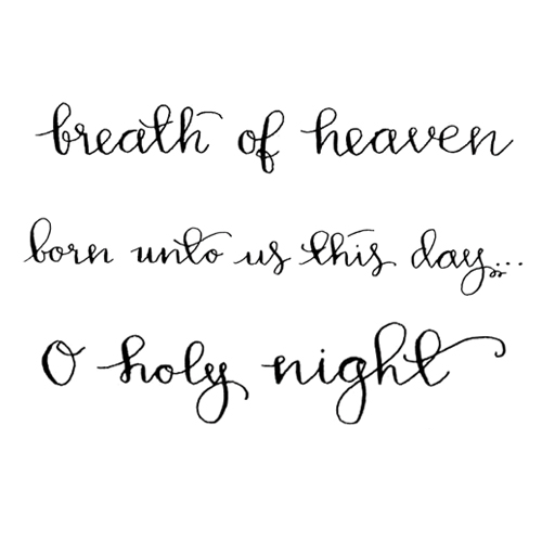 Spellbinders Sentiments III stamp set