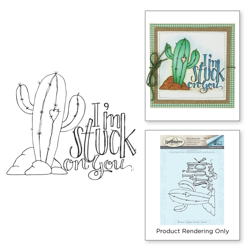 Spellbinders I'm Stuck on You stamp set