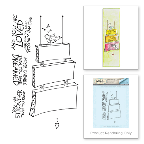 Spellbinders Singing Bird stamp set