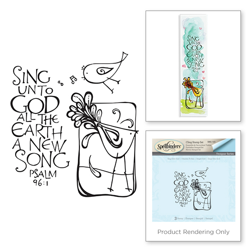 Spellbinders Sing Unto God stamp set