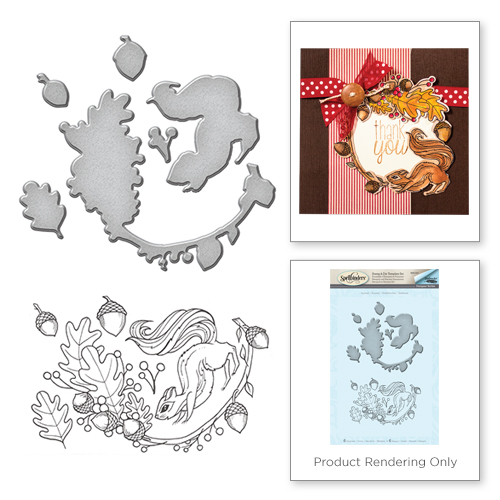Spellbinders Stamp & Die Set - Squirrel