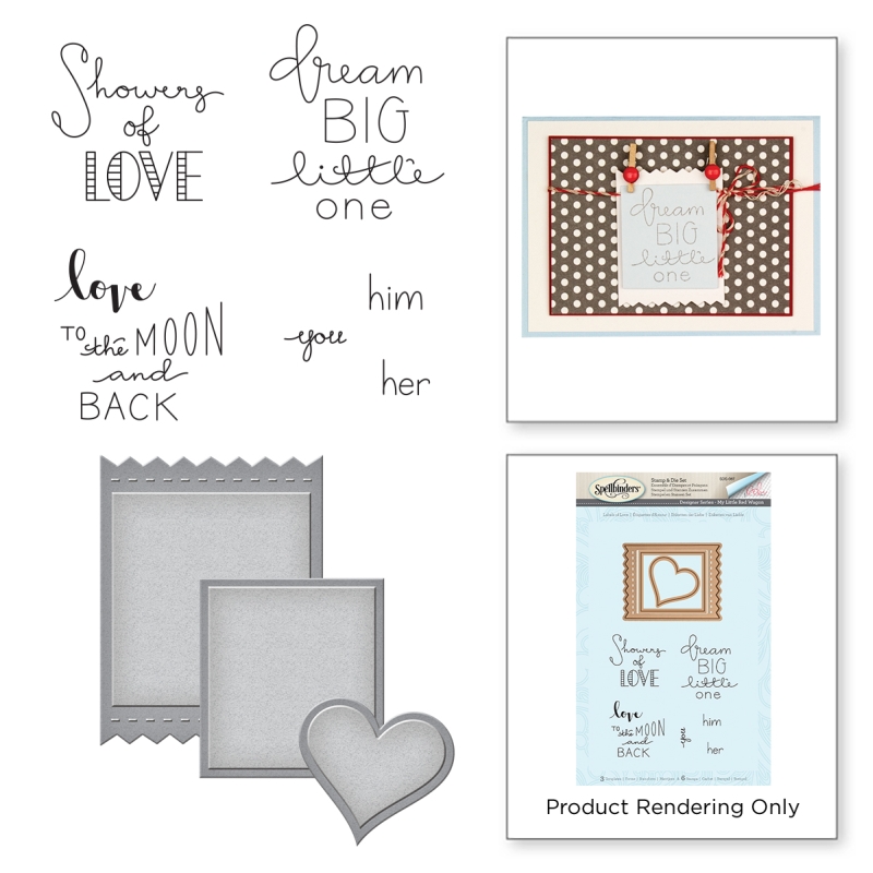 Spellbinders Stamp & Die Set - Labels of Love