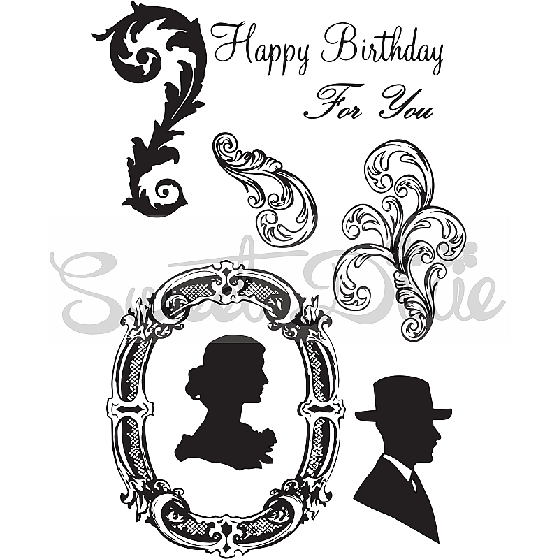 Sweet Dixie Flourishes Frames stamp set