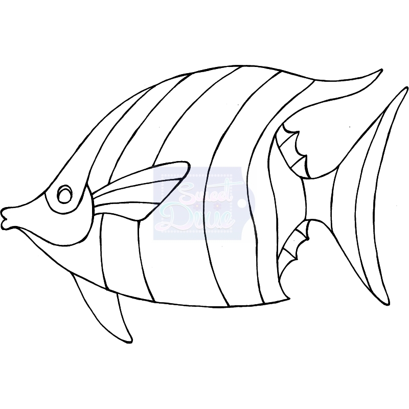 Sweet Dixie Zendoodle Fish by Lindsay Mason