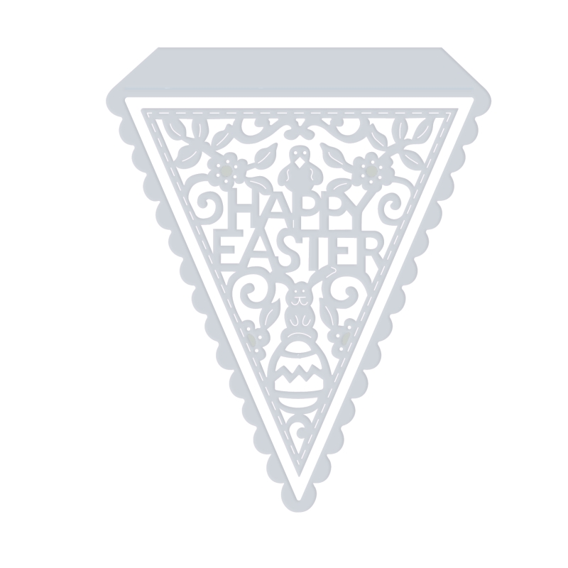 Sweet Dixie Easter Bunting die set
