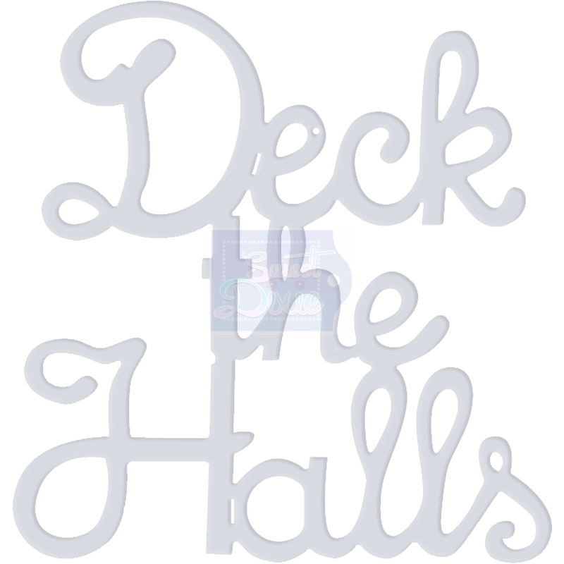 Sweet Dixie Deck The Halls die set
