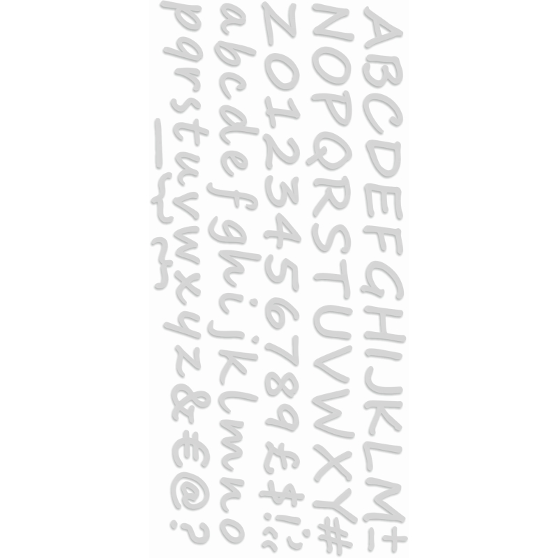 Sweet Dixie  'Chalky' Alphabet Strip die set by Sharon Callis