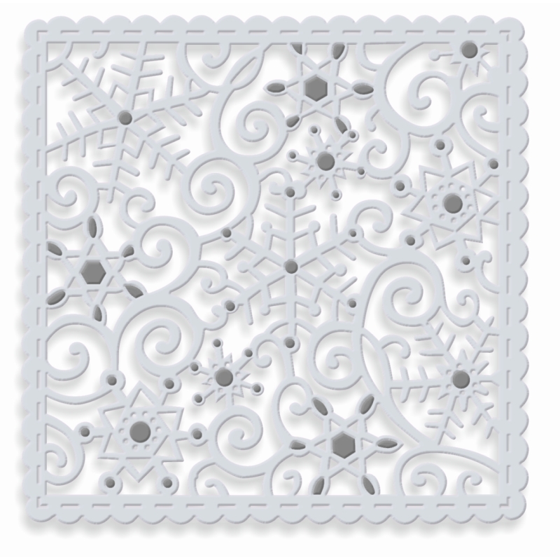 Sweet Dixie Sparkling Snowflakes die set