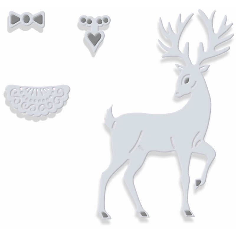 Sweet Dixie Reindeer die set
