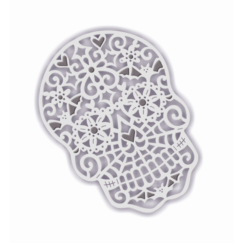 Sweet Dixie Halloween Sugar Skull die set