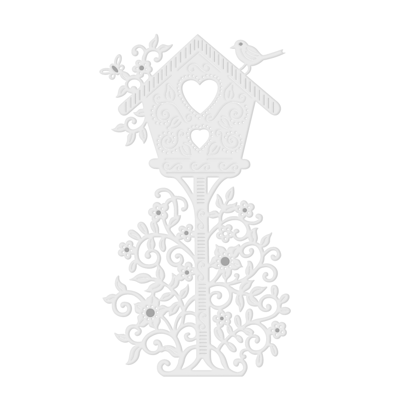 Sweet Dixie Bird House die set