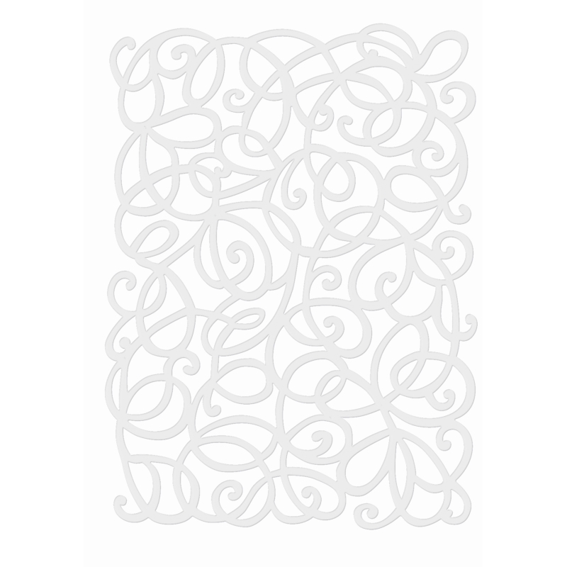 Sweet Dixie Loops & Swirls Background die set