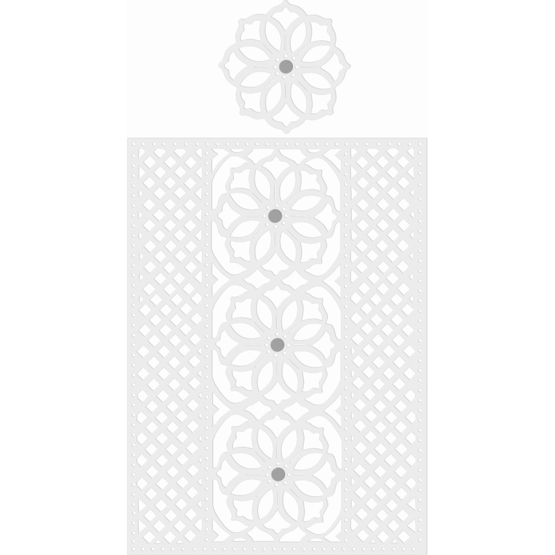 Sweet Dixie Trellis Rose Background die set