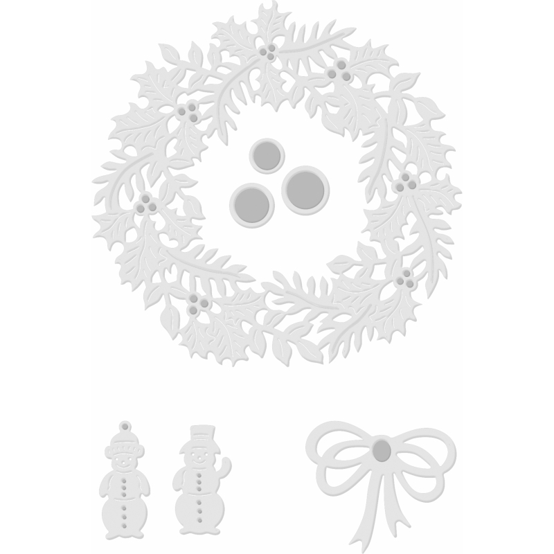 Sweet Dixie Wreath & Embellishments die set