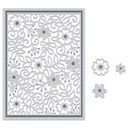 Sweet Dixie Filigree Floral Panel die set