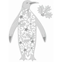 Sweet Dixie Filigree Penguin die set