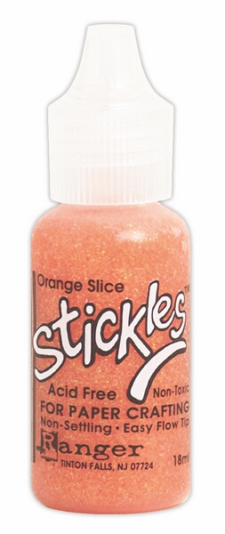 Stickles Glitter Glue - Orange Slice