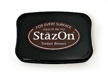 StazOn Timber Brown Ink Pad