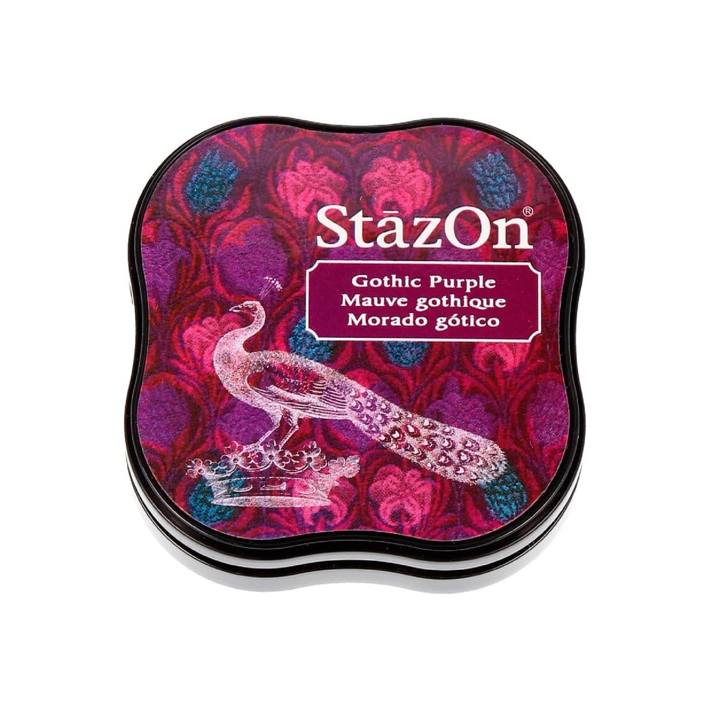 StazOn Midi Gothic Purple Ink Pad