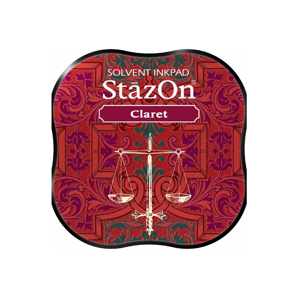 StazOn Midi Claret Ink Pad