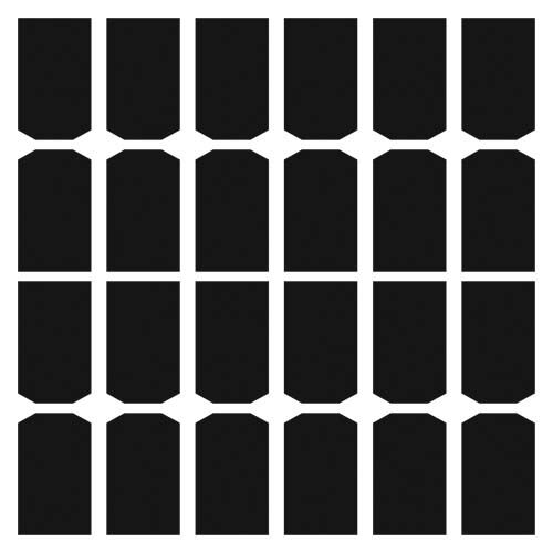 The Crafters Workshop - Swatter Stencil (6x6)