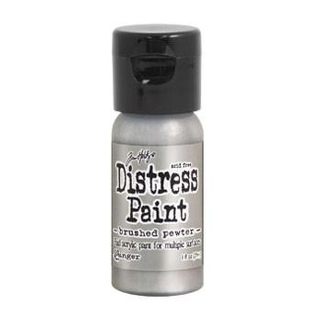 Tim Holtz - Distress Paint - Brushed Pewter 