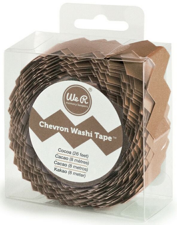 Chevron Washi Tape - Cocoa
