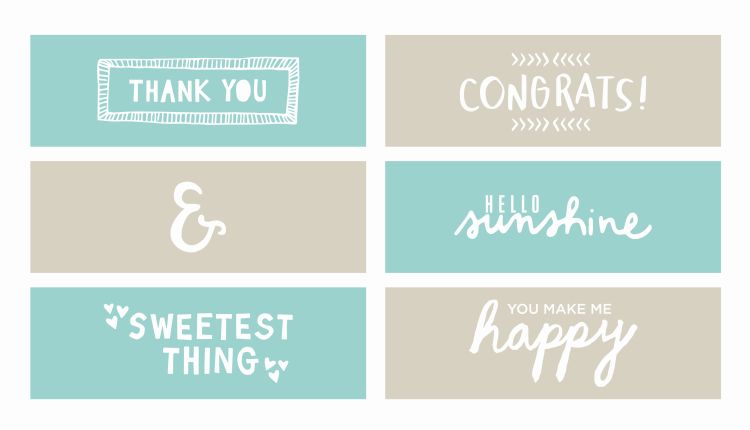 Embossing Strips - Rise & Shine (6)