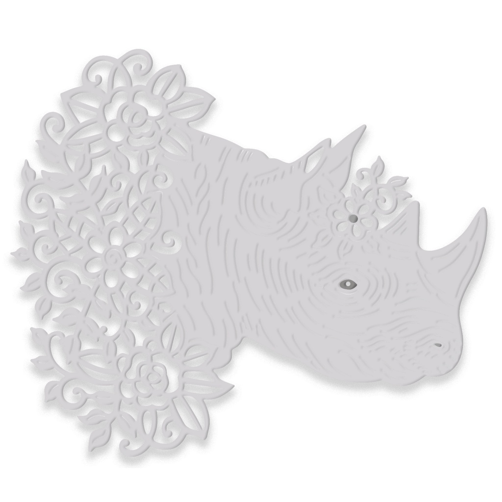 Sweet Dixie Floral Rhino die set