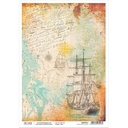 Ciao Bella Paper - La Rotta Delle Stelle A4 rice paper (SINGLE Sheet)